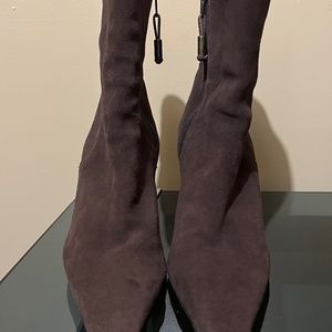Lauren Ralph Lauren brown suede boots size 10